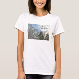 T-shirt Arbres en neige - Joyeux Noël