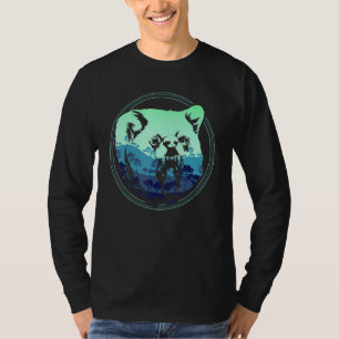 T-shirt Arbres forestiers Ours Brown Nature Animaux sauvag