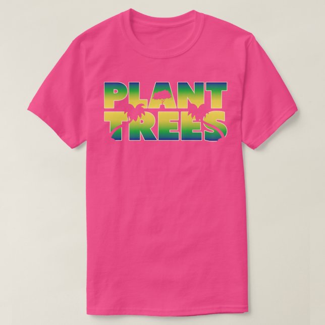 T-shirt Arbres plantes (Design devant)