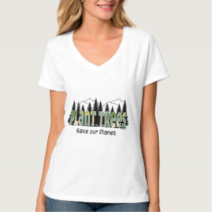 T-shirt Arbres plantes - Sauvez notre planète, Cool - T-sh