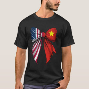 T-shirt Arc Coquette Racines Vietnam Patrimoine Fierté Vie