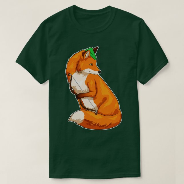 T-shirt Arc de tireur renard (Design devant)