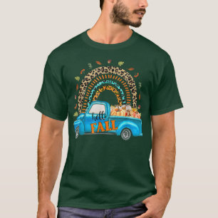 T-shirt Arc en arc-en-ciel Bonjour Automne Y'all Citrouill