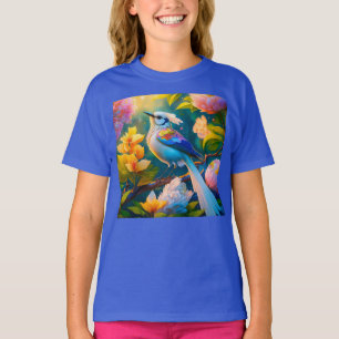 T-shirt Arc en arc-en-ciel Jay Imaginaire Bird