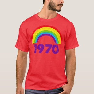 T-shirt Arc en ciel 1970