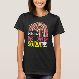 T-shirt Arc En Ciel Bonne Dernière Journée D'Enseignant Ét