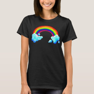 T-shirt Arc-en-ciel clair et coloré