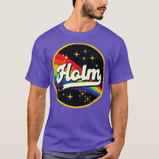 T-shirt Arc-en-ciel creux dans l'espace Style Vintage