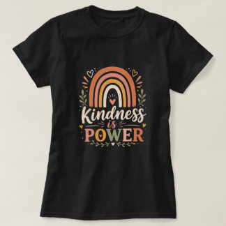 T-shirt Arc-en-ciel de bonté enseignant inspirant