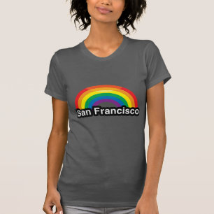 T-SHIRT ARC-EN-CIEL DE FIERTÉ DE SAN FRANCISCO LGBT - .PN