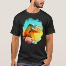Arc-en-ciel de Gecko à l'aquarelle