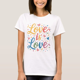T-shirt "Arc en ciel de l'amour"