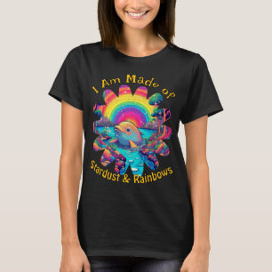 T-shirt Arc-en-ciel de poussière d'étoile Dauphin Vibes Ps