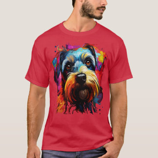 T-shirt Arc-en-ciel de Schnauzer