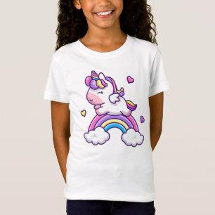 T-Shirt Arc-en-ciel de Unicorne