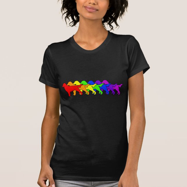 T-shirt Arc-en-ciel Flatcoat (Devant)