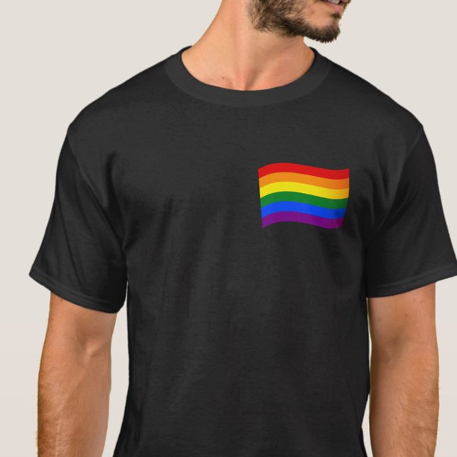 T-shirt Arc-en-ciel Flying LGBT LGBTQ Gay pride élégant (Créateur téléchargé)