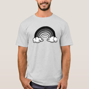 T-shirt Arc-en-ciel gris