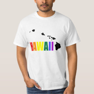 T-shirt Arc-en-ciel hawaïen 2