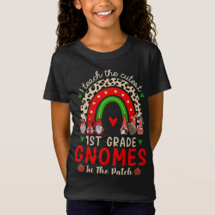 T-Shirt Arc-en-ciel J'enseigne La Coupe! st Grade Gnomes C