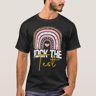 T-shirt arc-en-ciel jour de l'examen professeur jour de te