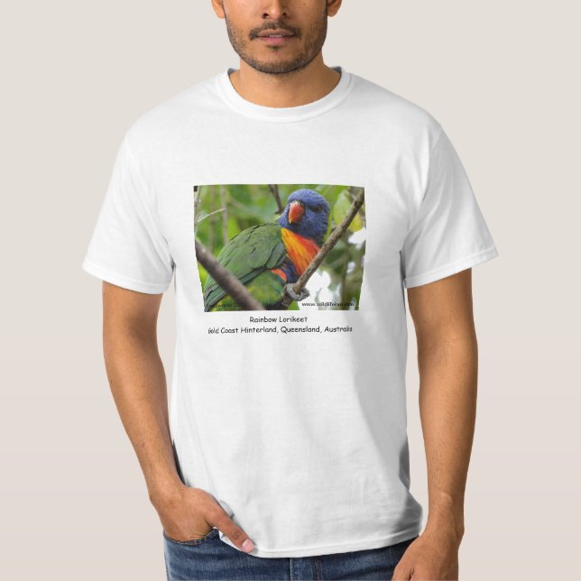 T-shirt Arc-en-ciel Lorikeet (Devant)