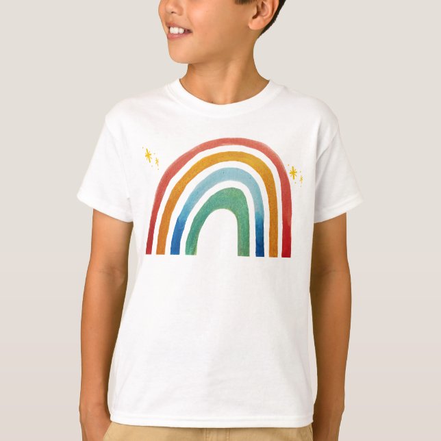 T-shirt Arc-en-ciel magique (Devant)