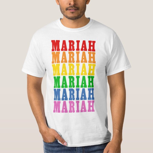 T-shirt Arc-en-ciel Mariah (Devant)