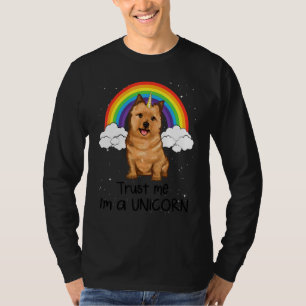 T-shirt Arc-en-ciel Norwich Terrier Confiance Moi Je Suis