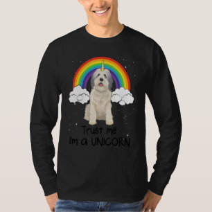 T-shirt Arc-en-ciel Polish Lowland Sheepdog Trust Me I'm A