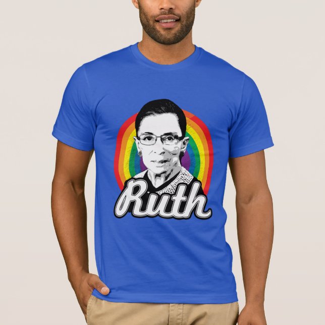 T-shirt Arc-en-ciel Ruth 2016 - Ruth Bader Ginsburg - LGBT (Devant)