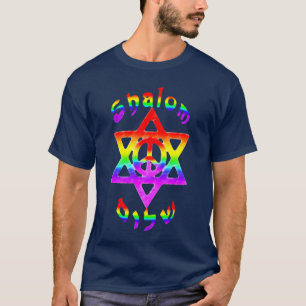 T-shirt Arc-en-ciel Shalom