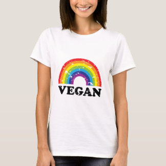 T-shirt Arc-en-ciel végétalien