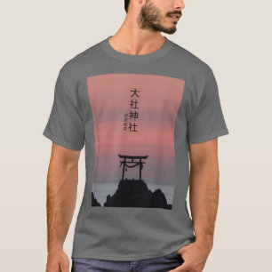 T-shirt Arc japonais Torii Streetwear Vaporwave esthétique