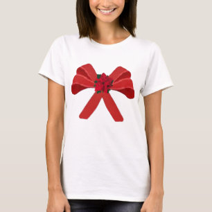 T-shirt ARC ROUGE avec la poinsettia