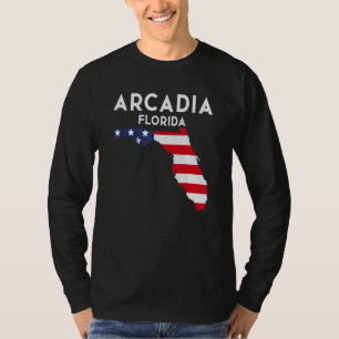 T-shirt Arcadie Floride États-Unis État Amérique Voyage Fl