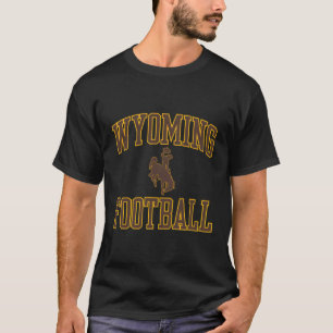 T-shirt Arche de football de vache du Wyoming