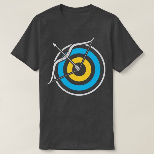 T-shirt Arche Sport Archer Archer Arrow Et Bow (17) (Design devant)