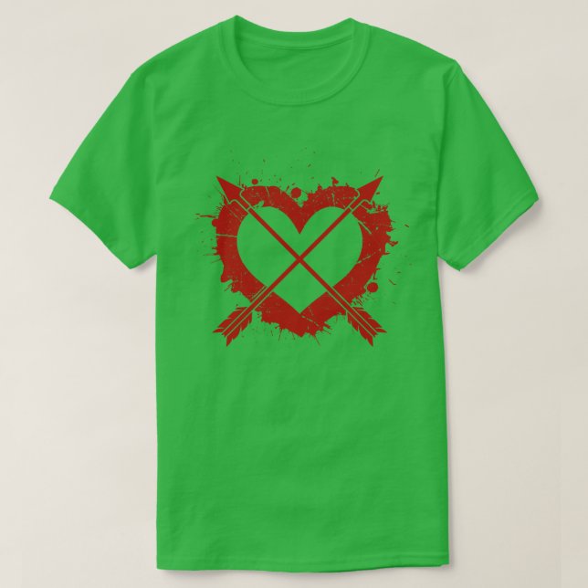 T-shirt Arche Sport Archer Archer Arrow Et Bow (3) (Design devant)