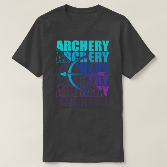 T-shirt Arche Sport Archer Archer Arrow Et Bow 8 (Design devant)