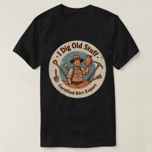 T-shirt Archéo Humoristique qui Creuse l'Art