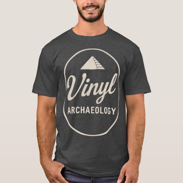 T-shirt Archéologie du vinyle (Devant)