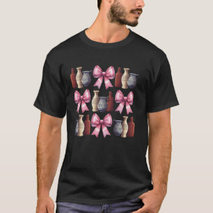 T-shirt Archéologue à nœud papillon coquette Vases Mères