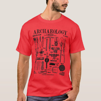 T-shirt Archéologue Archéologie Trousse de terrain pour ét