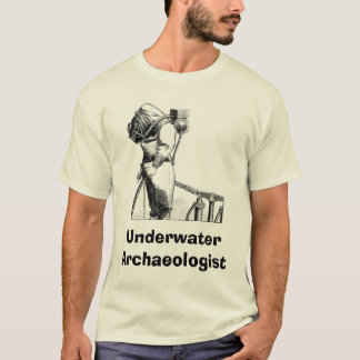 T-shirt Archéologue sous-marin