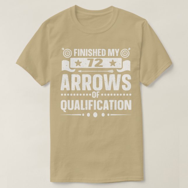 T-shirt Archer Arrow Bow chasse Sport Gift Archer (5) (Design devant)