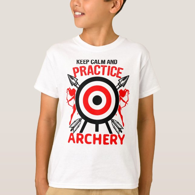 T-shirt Archer de tir à l'arc (Devant)