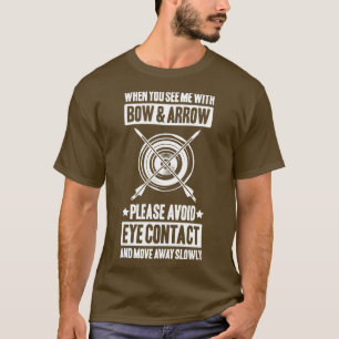 T-shirt Archer Tir à l'arc Chasse à l'arc Archer Flèche Ch