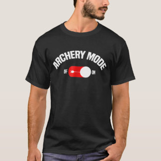 T-shirt Archery  For Men Funny Archery Mode