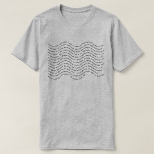 T-shirt Archibald MacLeish, poème scientifique "Sigmund F